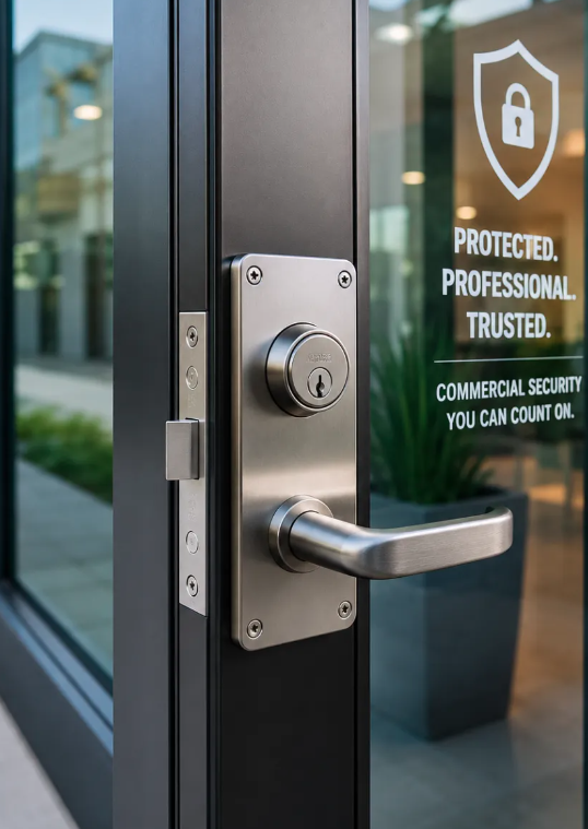 Professional locksmith service and lock hardware