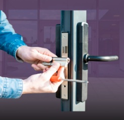 Commercial door and entry